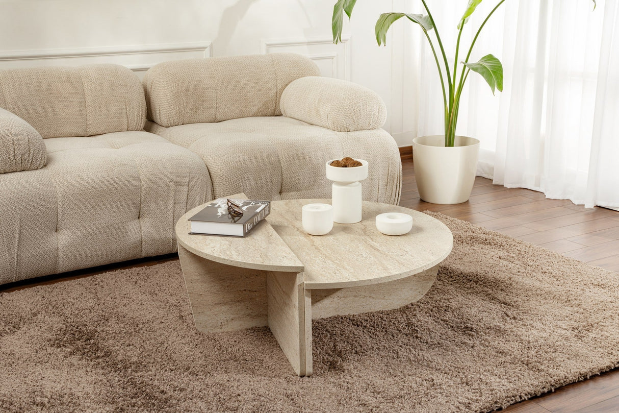 Măsuță de cafea Orion, Diverse culori, 90x60x30 cm - Travertin | SKU: 241NRD1101 | Măsuță de cafea Orion, 90x60x30 cm, varianta Travertin, produs pentru amenajarea locuinței, disponibil online în România la CasaMob