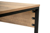 Birou Twin, Diverse culori, 240x60x74 cm - Pin atlantic - Negru | SKU: 241NRD1103 | Birou Twin, 240x60x74 cm, varianta Pin atlantic - Negru, produs pentru amenajarea locuinței, disponibil online în România la CasaMob