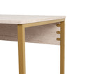 Birou Twin, Diverse culori, 240x60x74 cm - Travertin - Auriu | SKU: 241NRD1107 | Birou Twin, 240x60x74 cm, varianta Travertin - Auriu, produs pentru amenajarea locuinței, disponibil online în România la CasaMob