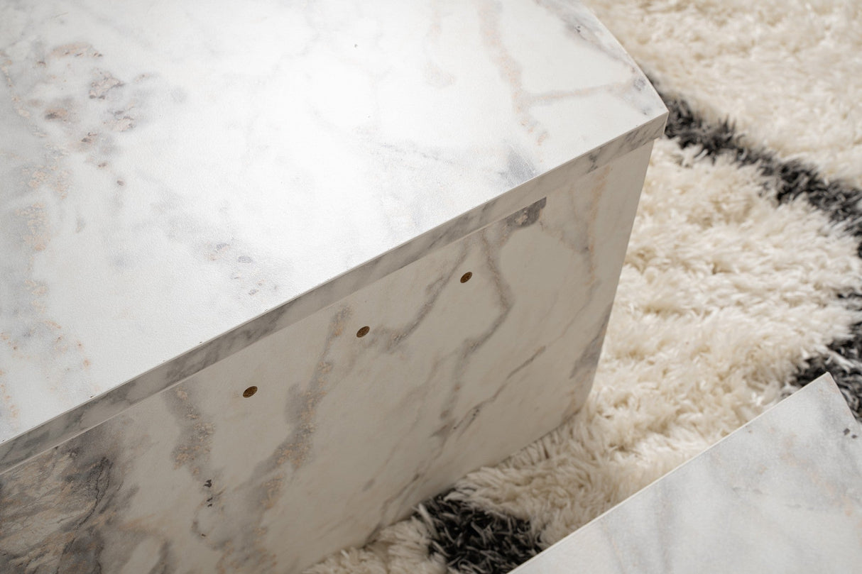 Măsuță de cafea Orion, Diverse culori, 90x60x30 cm - Freesia marble | SKU: 241NRD1203 | Măsuță de cafea Orion, 90x60x30 cm, varianta Freesia marble, produs pentru amenajarea locuinței, disponibil online în România la CasaMob