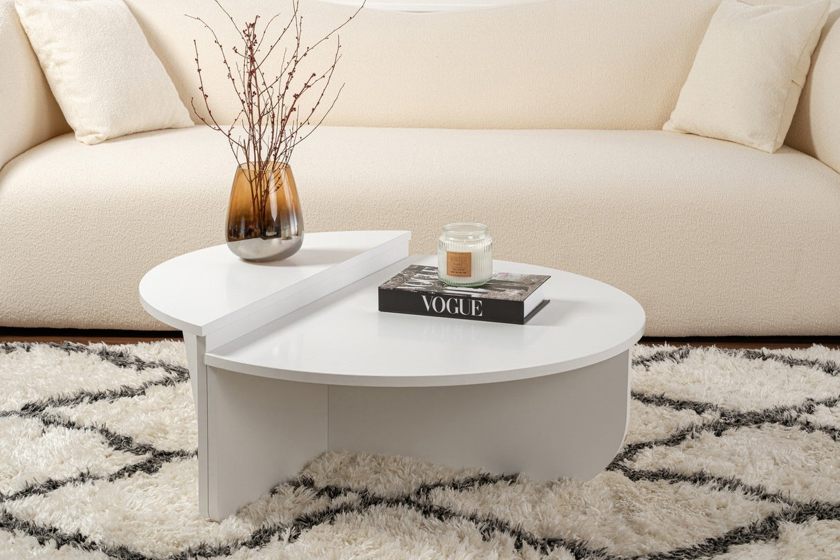 Măsuță de cafea Orion, Diverse culori, 90x60x30 cm - Alb | SKU: 241NRD1217 | Măsuță de cafea Orion, 90x60x30 cm, varianta Alb, produs pentru amenajarea locuinței, disponibil online în România la CasaMob