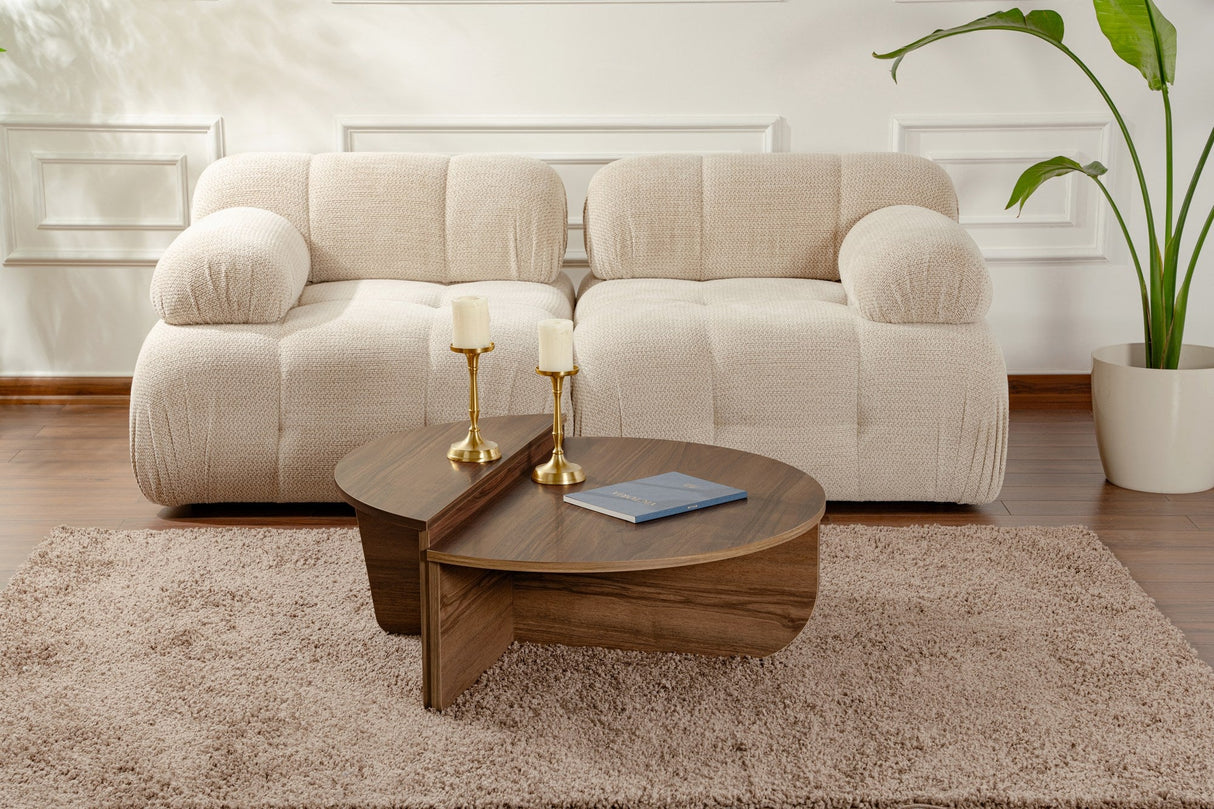 Măsuță de cafea Orion, Diverse culori, 90x60x30 cm - Venezia walnut | SKU: 241NRD1218 | Măsuță de cafea Orion, 90x60x30 cm, varianta Venezia walnut, produs pentru amenajarea locuinței, disponibil online în România la CasaMob