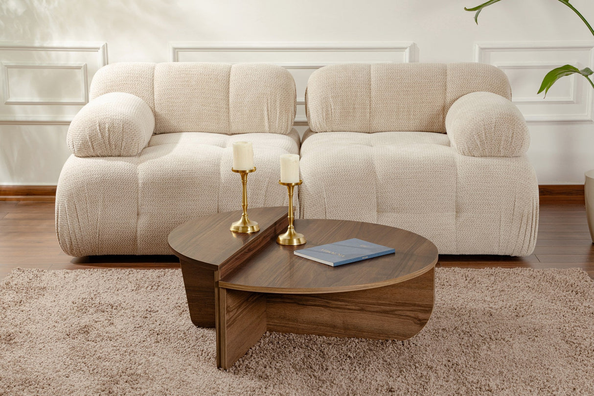 Măsuță de cafea Orion, Diverse culori, 90x60x30 cm - Venezia walnut | SKU: 241NRD1218 | Măsuță de cafea Orion, 90x60x30 cm, varianta Venezia walnut, produs pentru amenajarea locuinței, disponibil online în România la CasaMob