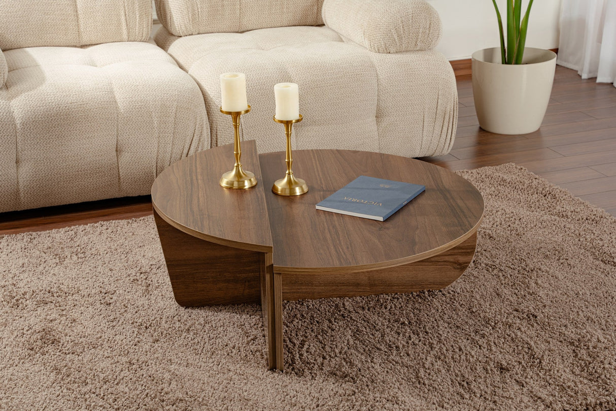 Măsuță de cafea Orion, Diverse culori, 90x60x30 cm - Venezia walnut | SKU: 241NRD1218 | Măsuță de cafea Orion, 90x60x30 cm, varianta Venezia walnut, produs pentru amenajarea locuinței, disponibil online în România la CasaMob