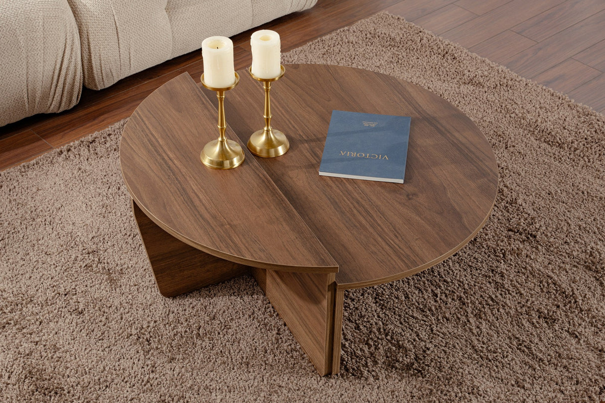 Măsuță de cafea Orion, Diverse culori, 90x60x30 cm - Venezia walnut | SKU: 241NRD1218 | Măsuță de cafea Orion, 90x60x30 cm, varianta Venezia walnut, produs pentru amenajarea locuinței, disponibil online în România la CasaMob