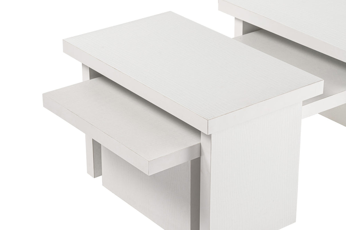 Măsuță de cafea Sanctuary, Diverse culori, 110x45x30 cm - Wood white | SKU: 241NRD1219 | Măsuță de cafea Sanctuary, 110x45x30 cm, varianta Wood white, produs pentru amenajarea locuinței, disponibil online în România la CasaMob