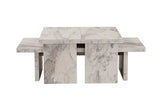 Măsuță de cafea Sanctuary - Fressia Marble, Freesia marble, 110x45x30 cm