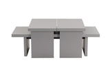 Măsuță de cafea Sanctuary, Diverse culori, 110x45x30 cm - Gri | SKU: 241NRD1222 | Măsuță de cafea Sanctuary, 110x45x30 cm, varianta Gri, produs pentru amenajarea locuinței, disponibil online în România la CasaMob