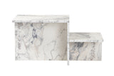 Măsuță de cafea Harmony - Fressia Marble, Freesia marble, 80x40x40 cm