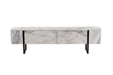 Comodă TV Serenity - Fressia, Diverse culori, 180x30x50 cm - Freesia marble - Negru | SKU: 241NRD1306 | Comodă TV Serenity - Fressia, 180x30x50 cm, varianta Freesia marble - Negru, produs pentru amenajarea locuinței, disponibil online în România la CasaMob