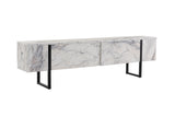 Comodă TV Serenity - Fressia, Diverse culori, 180x30x50 cm - Freesia marble - Negru | SKU: 241NRD1306 | Comodă TV Serenity - Fressia, 180x30x50 cm, varianta Freesia marble - Negru, produs pentru amenajarea locuinței, disponibil online în România la CasaMob
