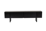 Comodă TV Serenity, Diverse culori, 180x30x50 cm - Wood black - Negru | SKU: 241NRD1309 | Comodă TV Serenity, 180x30x50 cm, varianta Wood black - Negru, produs pentru amenajarea locuinței, disponibil online în România la CasaMob