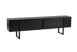 Comodă TV Serenity, Diverse culori, 180x30x50 cm - Wood black - Negru | SKU: 241NRD1309 | Comodă TV Serenity, 180x30x50 cm, varianta Wood black - Negru, produs pentru amenajarea locuinței, disponibil online în România la CasaMob