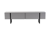 Comodă TV Serenity, Diverse culori, 180x30x50 cm - Gri - Negru | SKU: 241NRD1310 | Comodă TV Serenity, 180x30x50 cm, varianta Gri - Negru, produs pentru amenajarea locuinței, disponibil online în România la CasaMob