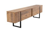 Comodă TV Serenity, Diverse culori, 180x30x50 cm - Pin atlantic - Negru | SKU: 241NRD1311 | Comodă TV Serenity, 180x30x50 cm, varianta Pin atlantic - Negru, produs pentru amenajarea locuinței, disponibil online în România la CasaMob