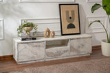 Comodă TV Vanguard - Fressia Marble, Freesia marble, 160x30x42 cm