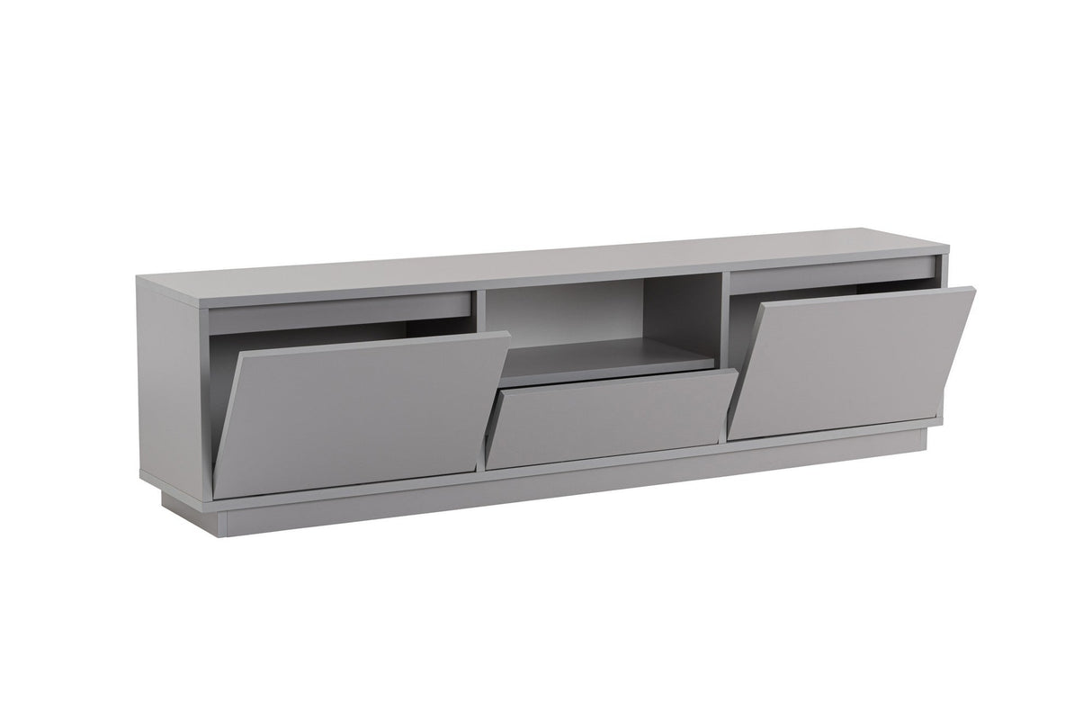 Comodă TV Vanguard, Diverse culori, 160x30x42 cm - Gri | SKU: 241NRD1317 | Comodă TV Vanguard, 160x30x42 cm, varianta Gri, produs pentru amenajarea locuinței, disponibil online în România la CasaMob
