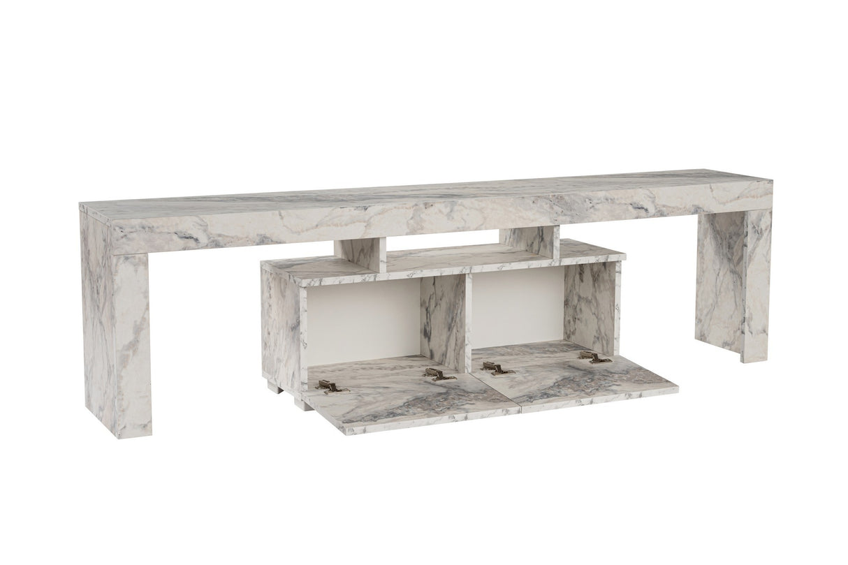 Comodă TV Enclave - Fressia Marble, Freesia marble, 180x31x50 cm