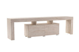 Comodă TV Enclave, Diverse culori, 180x31x50 cm - Travertin | SKU: 241NRD1320 | Comodă TV Enclave, 180x31x50 cm, varianta Travertin, produs pentru amenajarea locuinței, disponibil online în România la CasaMob