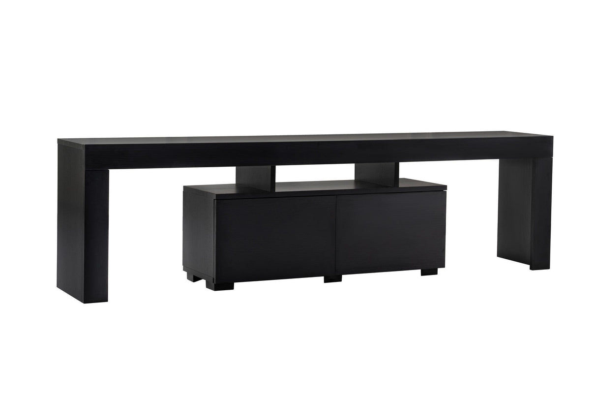 Comodă TV Enclave, Diverse culori, 180x31x50 cm - Wood black | SKU: 241NRD1321 | Comodă TV Enclave, 180x31x50 cm, varianta Wood black, produs pentru amenajarea locuinței, disponibil online în România la CasaMob