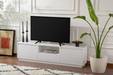 Comodă TV Vanguard, Diverse culori, 160x30x42 cm - Natural white | SKU: 241NRD1325 | Comodă TV Vanguard, 160x30x42 cm, varianta Natural white, produs pentru amenajarea locuinței, disponibil online în România la CasaMob