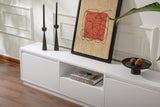Comodă TV Vanguard, Diverse culori, 160x30x42 cm - Natural white | SKU: 241NRD1325 | Comodă TV Vanguard, 160x30x42 cm, varianta Natural white, produs pentru amenajarea locuinței, disponibil online în România la CasaMob