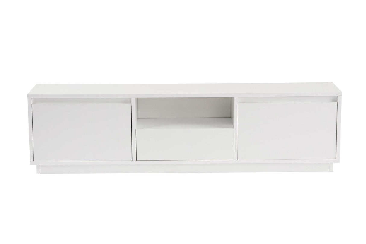 Comodă TV Vanguard, Diverse culori, 160x30x42 cm - Natural white | SKU: 241NRD1325 | Comodă TV Vanguard, 160x30x42 cm, varianta Natural white, produs pentru amenajarea locuinței, disponibil online în România la CasaMob