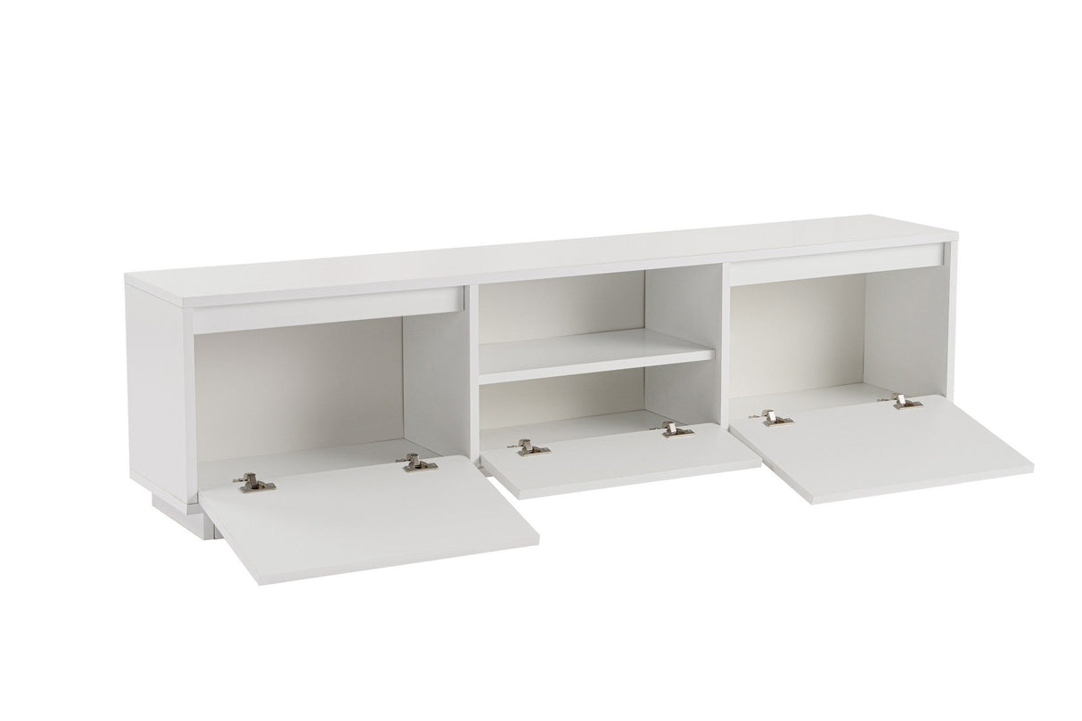 Comodă TV Vanguard, Diverse culori, 160x30x42 cm - Natural white | SKU: 241NRD1325 | Comodă TV Vanguard, 160x30x42 cm, varianta Natural white, produs pentru amenajarea locuinței, disponibil online în România la CasaMob