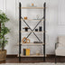 Travertin - Negru | SKU: 241NRD1336 | Bibliotecă Elysian, 90x34x180 cm, varianta Travertin - Negru, produs pentru amenajarea locuinței, disponibil online în România la CasaMob