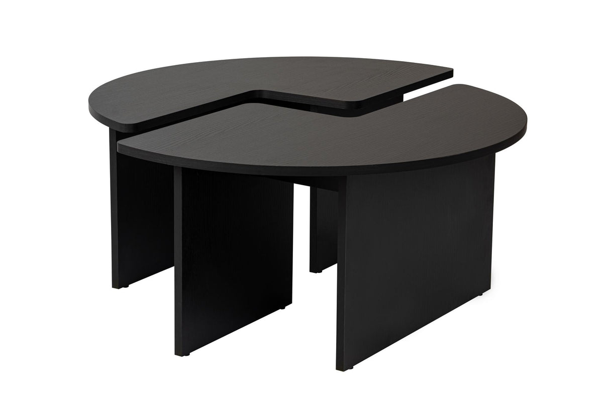 Măsuță de cafea Moira, Diverse culori - Wood black | SKU: 241NRD1403 | Măsuță de cafea Moira, varianta Wood black, produs pentru amenajarea locuinței, disponibil online în România la CasaMob