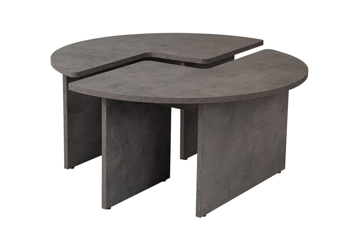 Măsuță de cafea Moira, Diverse culori - Concrete grey | SKU: 241NRD1407 | Măsuță de cafea Moira, varianta Concrete grey, produs pentru amenajarea locuinței, disponibil online în România la CasaMob