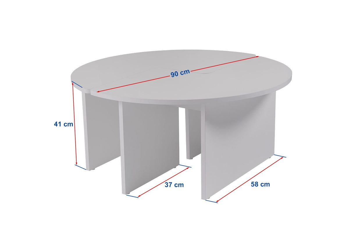 Măsuță de cafea Moira, Diverse culori - Concrete grey | SKU: 241NRD1407 | Măsuță de cafea Moira, varianta Concrete grey, produs pentru amenajarea locuinței, disponibil online în România la CasaMob