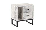 Noptieră Glimmer - Fressia, Diverse culori, 45x30x50 cm - Freesia marble - Negru | SKU: 241NRD1408 | Noptieră Glimmer - Fressia, 45x30x50 cm, varianta Freesia marble - Negru, produs pentru amenajarea locuinței, disponibil online în România la CasaMob