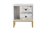 Noptieră Glimmer - Fressia, Diverse culori, 45x30x50 cm - Freesia marble - Auriu | SKU: 241NRD1409 | Noptieră Glimmer - Fressia, 45x30x50 cm, varianta Freesia marble - Auriu, produs pentru amenajarea locuinței, disponibil online în România la CasaMob