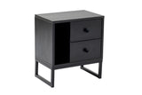 Noptieră Glimmer, Diverse culori, 45x30x50 cm - Wood black - Negru | SKU: 241NRD1411 | Noptieră Glimmer, 45x30x50 cm, varianta Wood black - Negru, produs pentru amenajarea locuinței, disponibil online în România la CasaMob