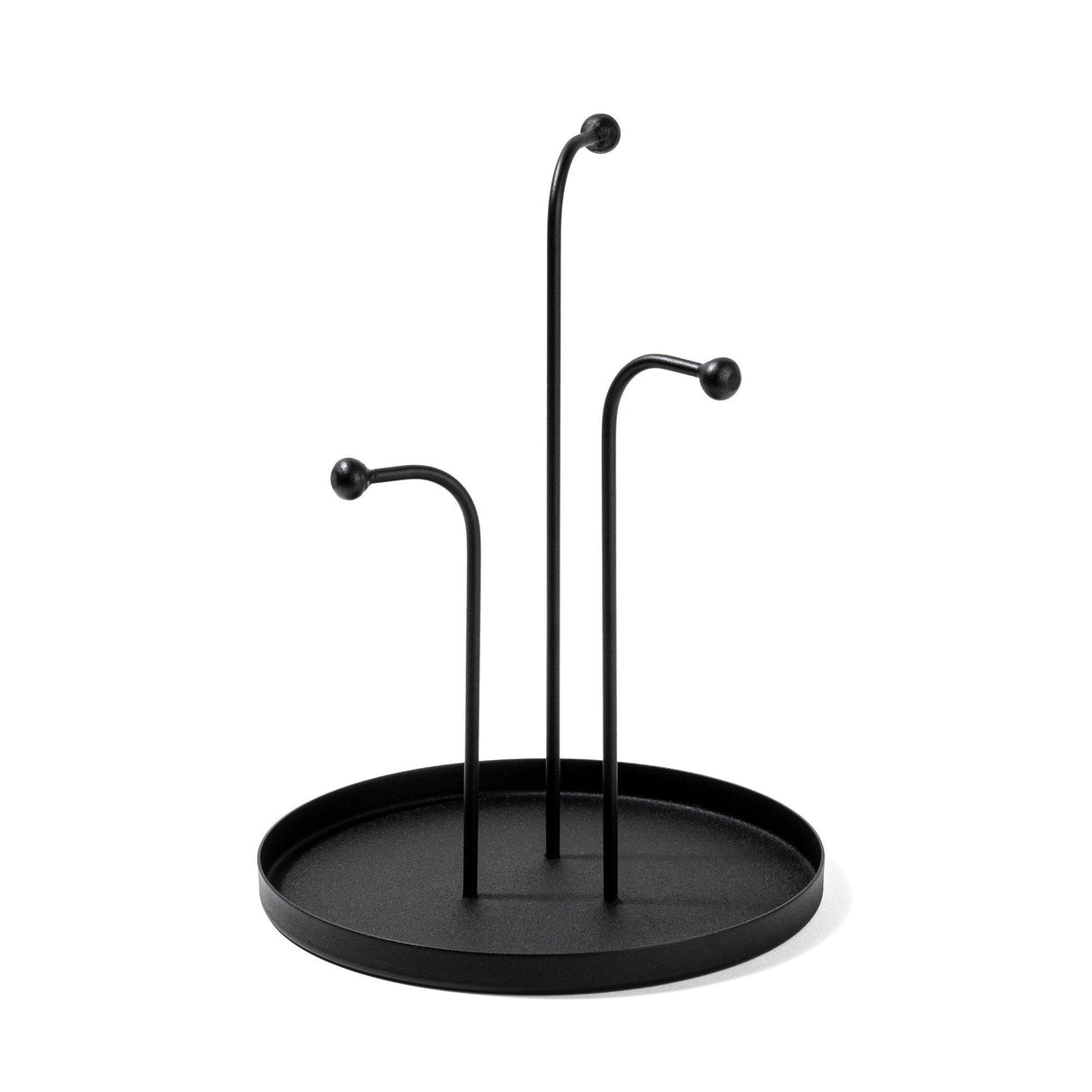 Accesoriu metalic decorativ Leros, Negru, 21x27 cm