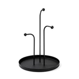 Accesoriu metalic decorativ Leros, Negru, 21x27 cm