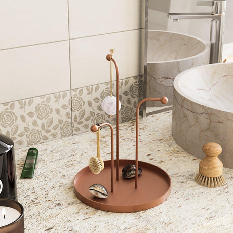 Accesoriu metalic decorativ Decorative Metal Accessory Vintage 6, Cupru, 21x27 cm