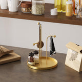 Accesoriu metalic decorativ Decorative Metal Accessory Modern 3, Aur, 21x27 cm