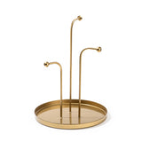 Accesoriu metalic decorativ Decorative Metal Accessory Modern 3, Aur, 21x27 cm