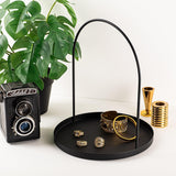 Accesoriu metalic decorativ Kos, Negru, 23x28 cm