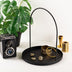 Accesoriu metalic decorativ Kos, Negru, 22.5x28 cm, SKU 247HFM1115
