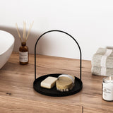 Accesoriu metalic decorativ Kos, Negru, 23x28 cm