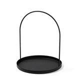 Accesoriu metalic decorativ Kos, Negru, 23x28 cm