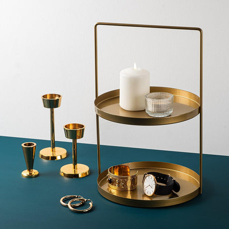 Accesoriu metalic decorativ Tilos-B - Gold, Aur, 21x33x21 cm