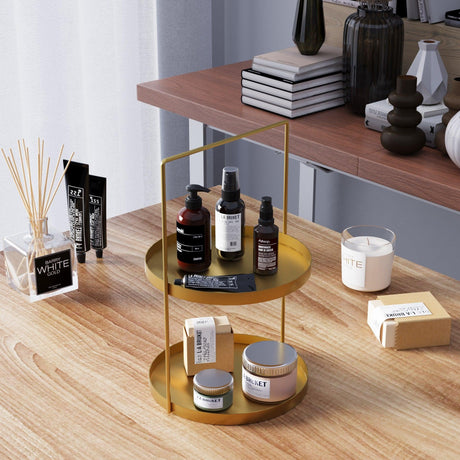 Accesoriu metalic decorativ Tilos-B - Gold, Aur, 21x33x21 cm