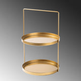 Accesoriu metalic decorativ Tilos-B - Gold, Aur, 21x33x21 cm