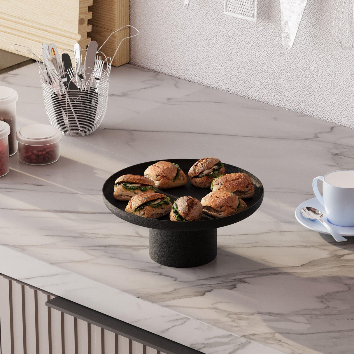 Set Suporturi metalice Nisiros pentru Lumanari / Bijuterii / Alimente