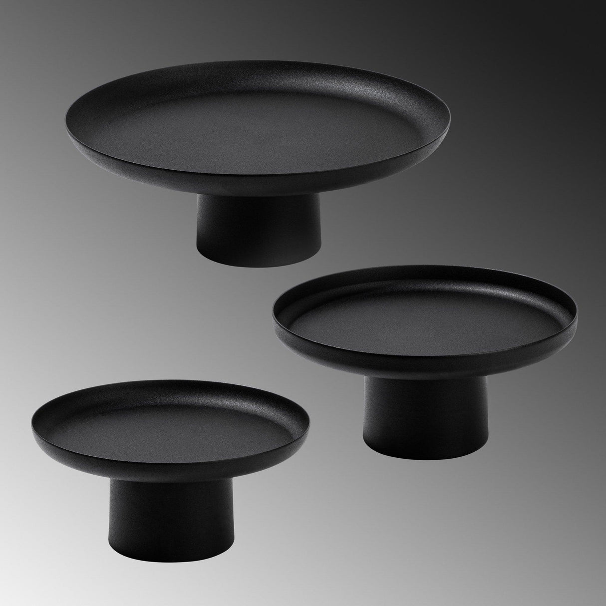 Set Suporturi metalice Nisiros pentru Lumanari / Bijuterii / Alimente