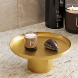 Accesoriu metalic decorativ Decorative Metal Accessory Rustic 4, Aur, 25.5x25.5x9 cm